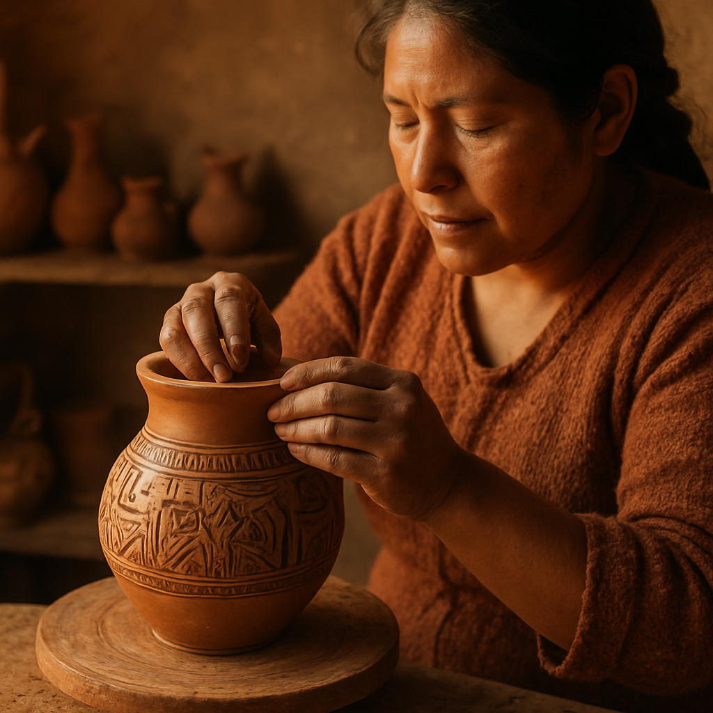 Taller de cerámica andina